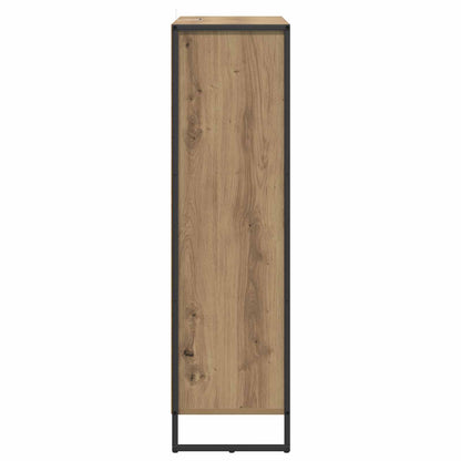 vidaXL Book Cabinet Artisian Oak 99.5 x 30 x 108.5 cm Engineered Wood
