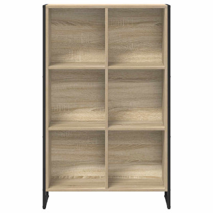 vidaXL Book Cabinet Sonoma 99.5 x 30 x 108.5 cm Engineered Wood