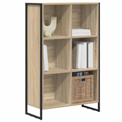vidaXL Book Cabinet Sonoma 99.5 x 30 x 108.5 cm Engineered Wood