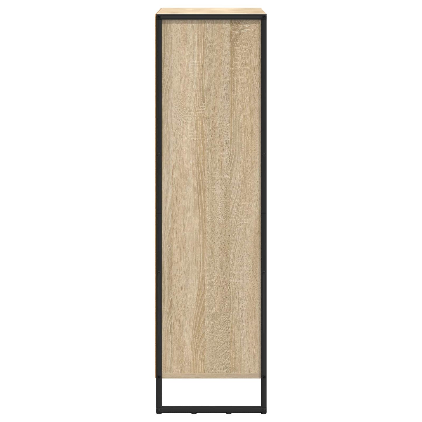 vidaXL Book Cabinet Sonoma 99.5 x 30 x 108.5 cm Engineered Wood