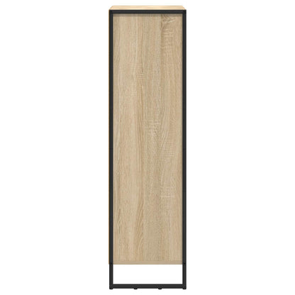 vidaXL Book Cabinet Sonoma 99.5 x 30 x 108.5 cm Engineered Wood