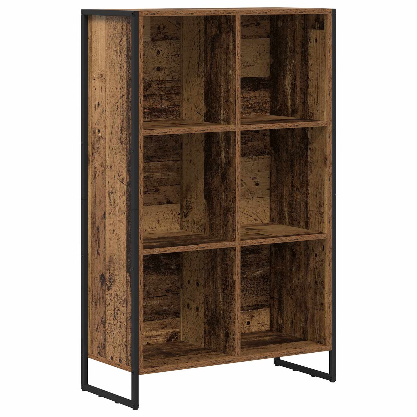 vidaXL Book Cabinet Old Wood 99.5 x 30 x 108.5 cm Engineered Wood