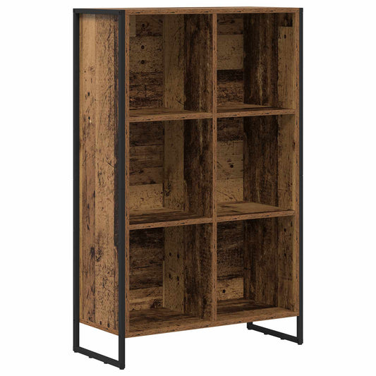 vidaXL Book Cabinet 99.5 x 30 x 108.5 cm Engineered Wood Old Wood