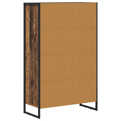vidaXL Book Cabinet Old Wood 99.5 x 30 x 108.5 cm Engineered Wood