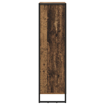 vidaXL Book Cabinet Old Wood 99.5 x 30 x 108.5 cm Engineered Wood
