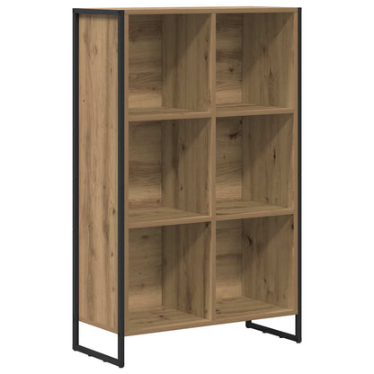vidaXL Book Cabinet Artisan Oak 68 x 30 x 108 cm Engineered Wood