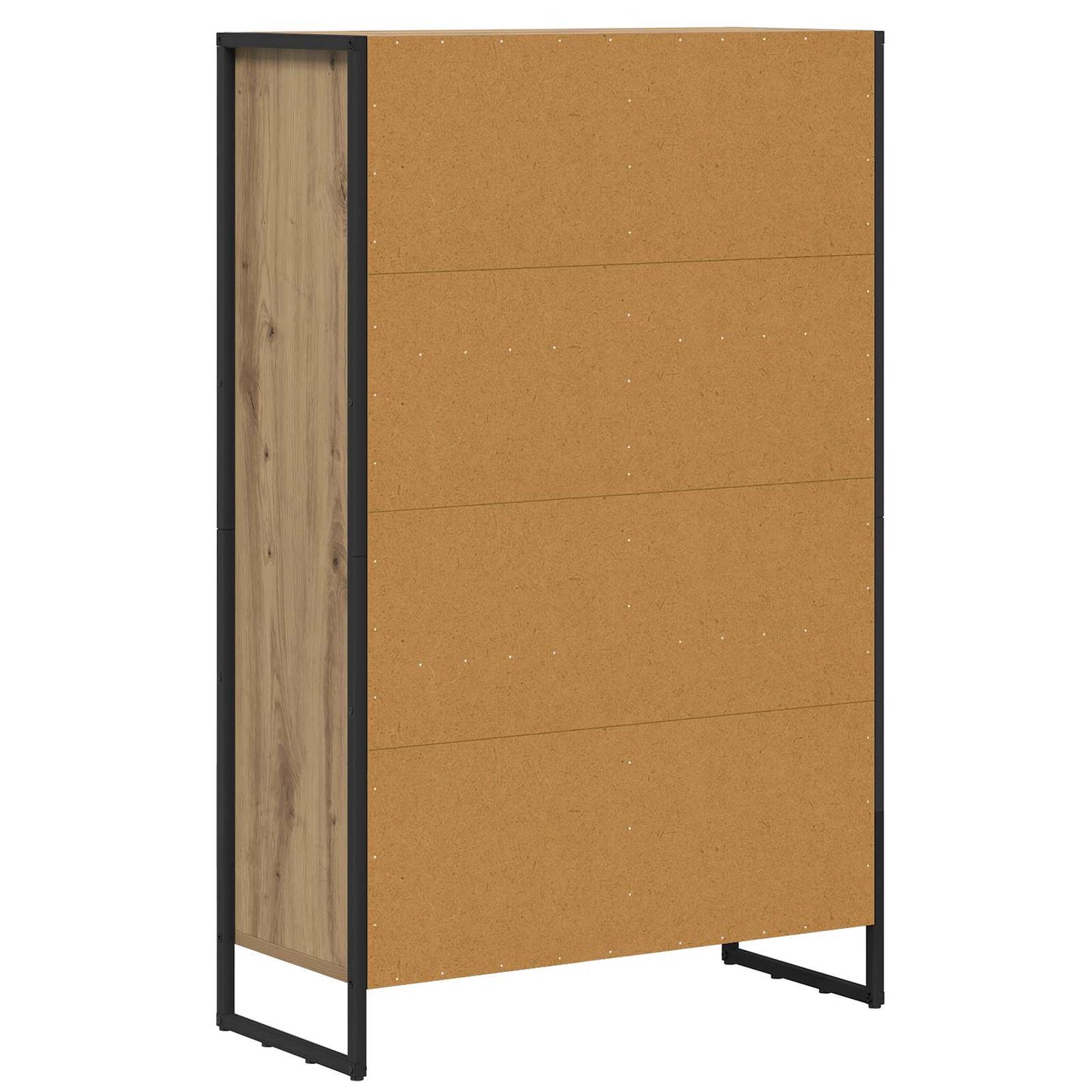 vidaXL Book Cabinet 99.5 x 30 x 108.5 cm Engineered Wood Artisian Oak