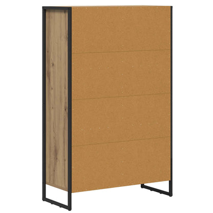 vidaXL Book Cabinet 99.5 x 30 x 108.5 cm Engineered Wood Artisian Oak