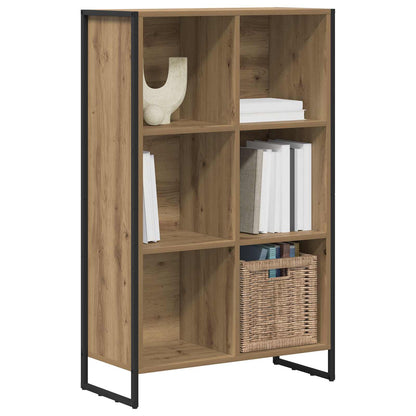 vidaXL Book Cabinet 99.5 x 30 x 108.5 cm Engineered Wood Artisian Oak