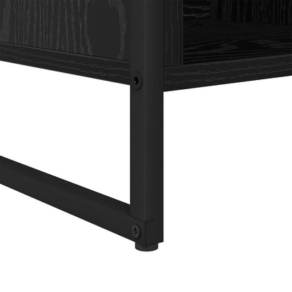 vidaXL Book Cabinet Black Oak 68 x 30 x 108.5 cm Engineered Wood