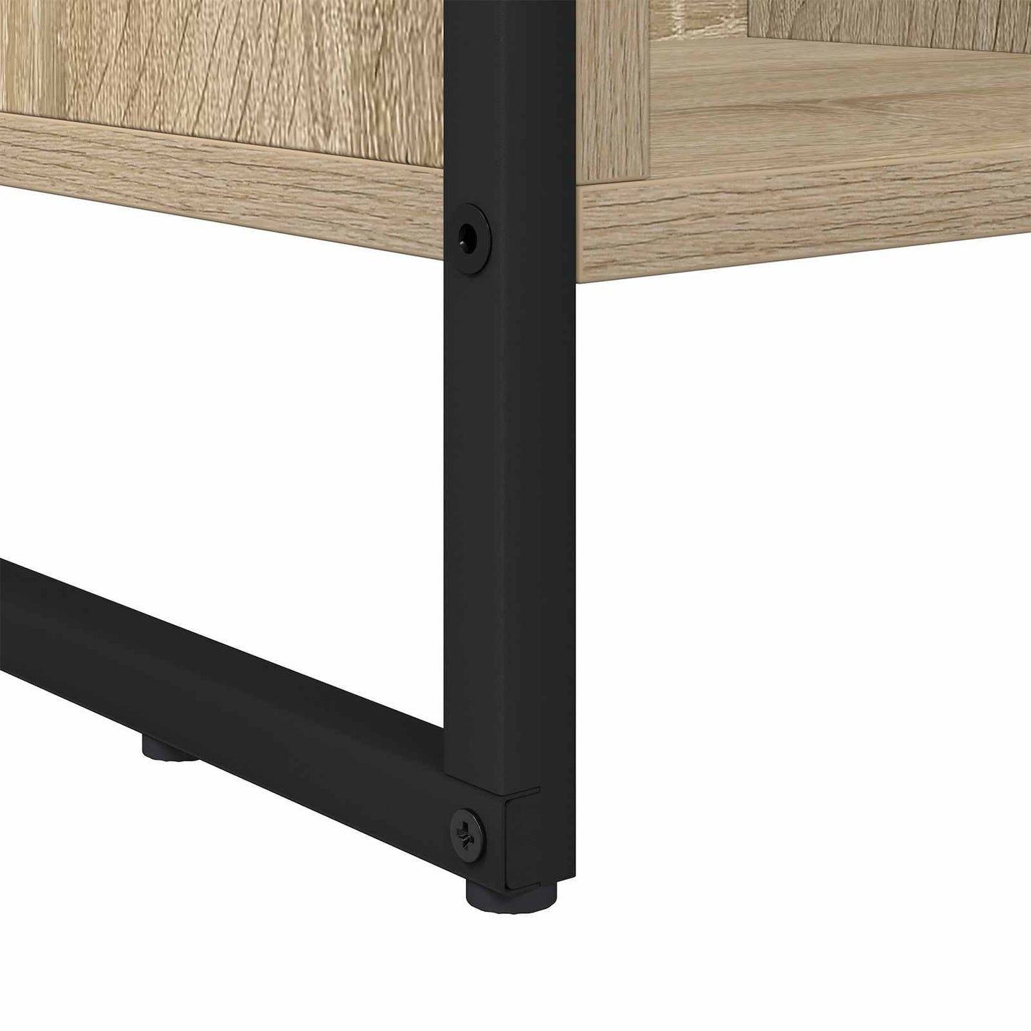 vidaXL Book Cabinet Sonoma 68 x 30 x 108.5 cm Engineered Wood