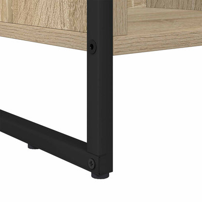 vidaXL Book Cabinet Sonoma 68 x 30 x 108.5 cm Engineered Wood