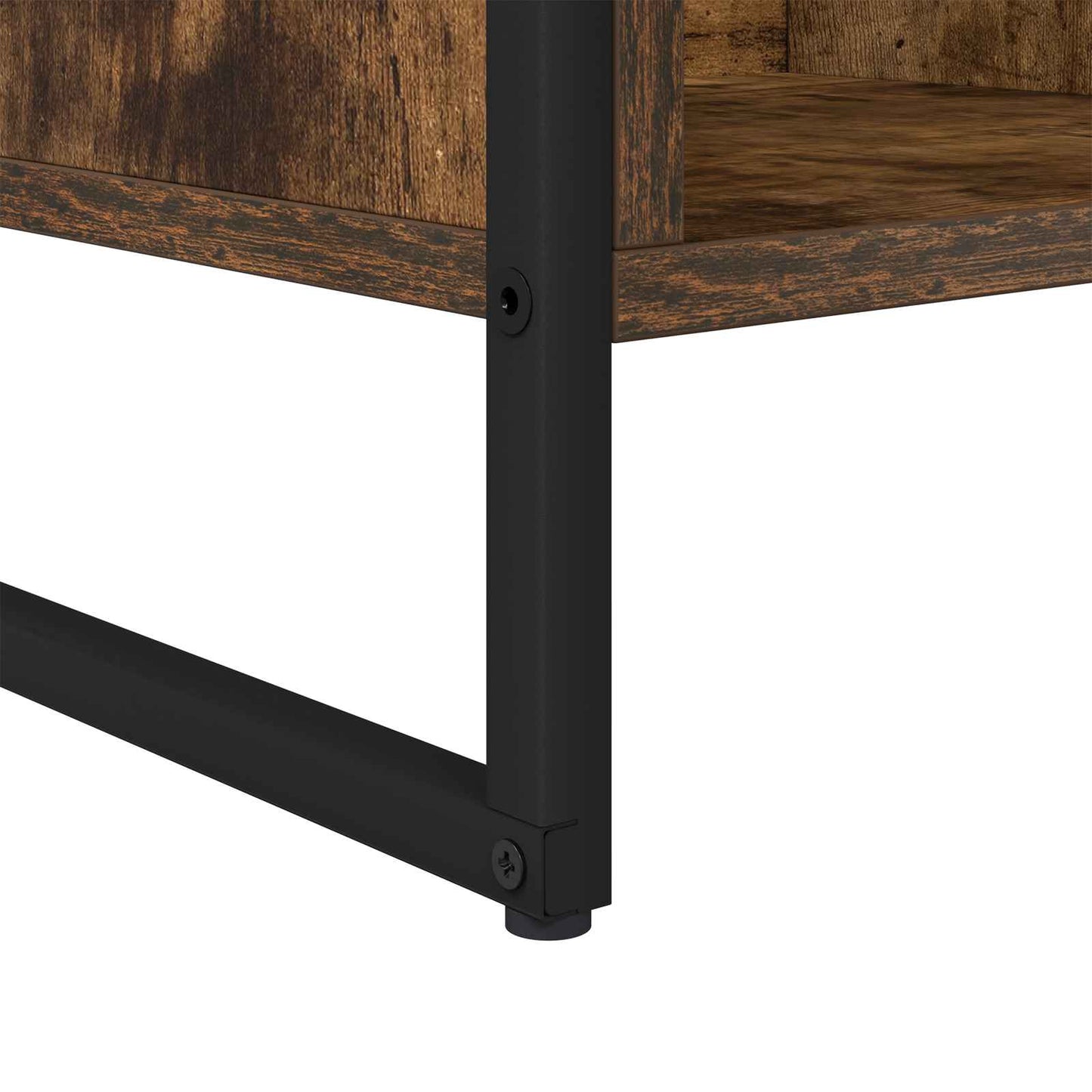 vidaXL Book Cabinet Smoke Oak 68 x 30 x 108.5 cm Engineered Wood