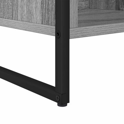 vidaXL Book Cabinet Grey Sonoma 68 x 30 x 108.5 cm Engineered Wood