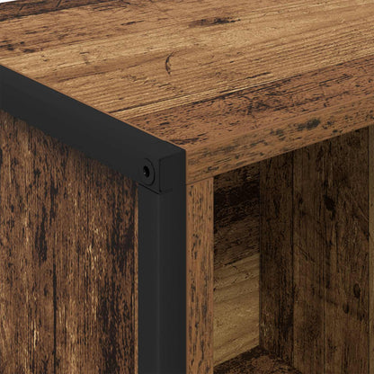 vidaXL Book Cabinet Old Wood 68 x 30 x 108.5 cm Engineered Wood