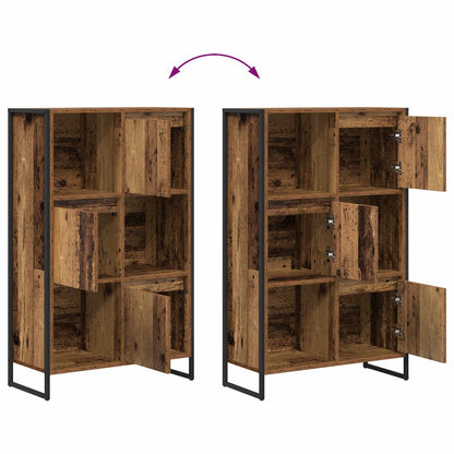 vidaXL Book Cabinet Old Wood 68 x 30 x 108.5 cm Engineered Wood