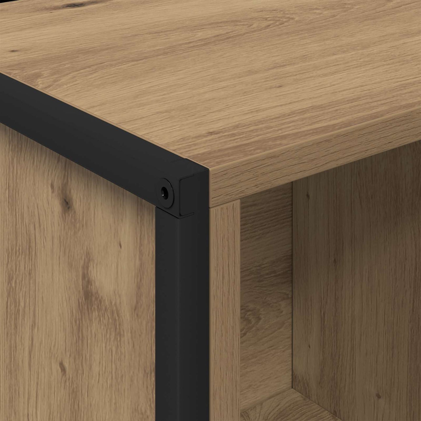 vidaXL Book Cabinet Artisian Oak 68 x 30 x 108.5 cm Engineered Wood