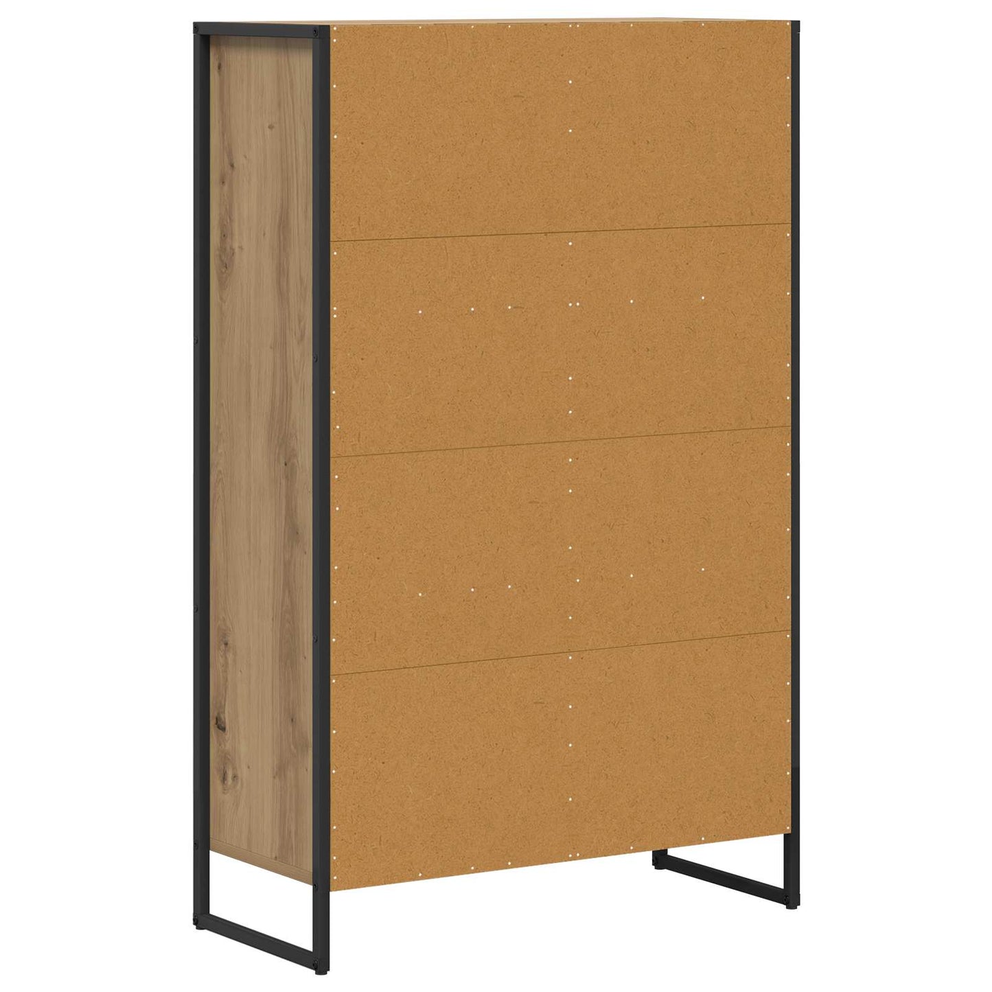 vidaXL Book Cabinet Artisian Oak 68 x 30 x 108.5 cm Engineered Wood
