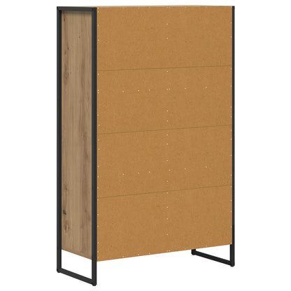 vidaXL Book Cabinet Artisian Oak 68 x 30 x 108.5 cm Engineered Wood