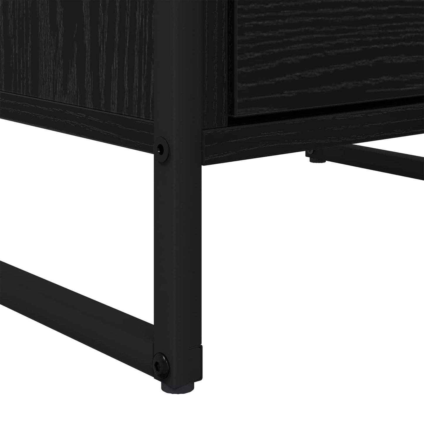 vidaXL Sideboard Black Oak 42 x 36 x 75.5 cm Engineered Wood