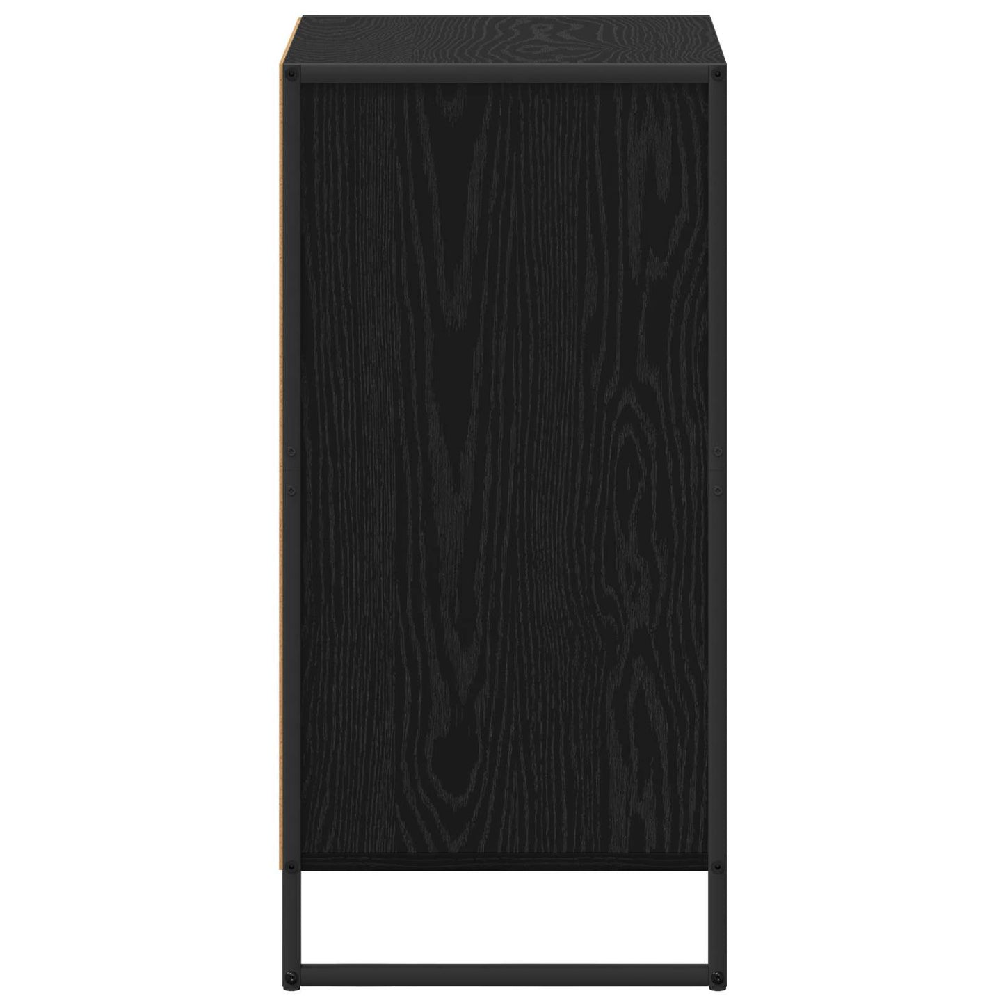 vidaXL Sideboard Black Oak 42 x 36 x 75.5 cm Engineered Wood