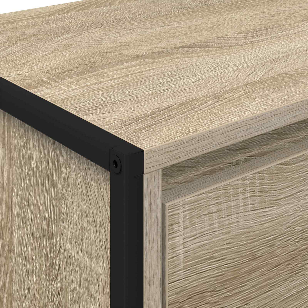 vidaXL Sideboard Sonoma Oak 43 x 36 x 75.5 cm Engineered Wood