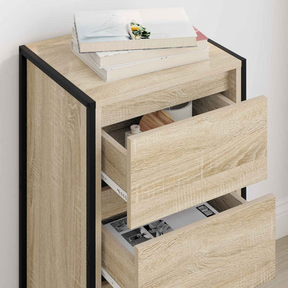 vidaXL Sideboard with Drawer Sonoma 42 x 36 x 75.5 cm Engineered Wood
