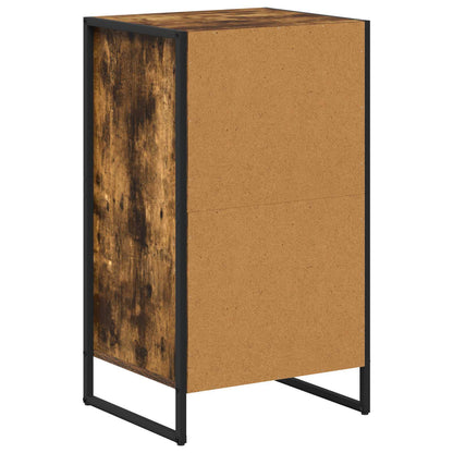 vidaXL Sideboard Smoke Oak 42 x 36 x 75.5 cm Engineered Wood