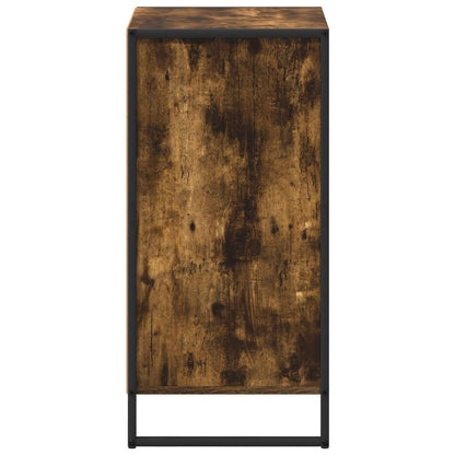 vidaXL Sideboard Smoke Oak 42 x 36 x 75.5 cm Engineered Wood