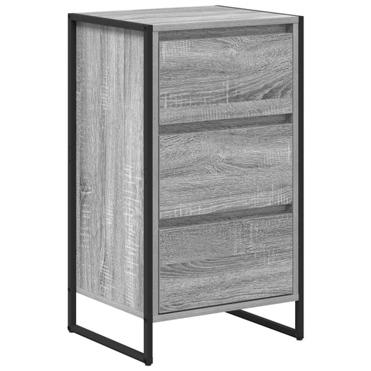 vidaXL Sideboard Grey Sonoma 42 x 36 x 75.5 cm Engineered Wood