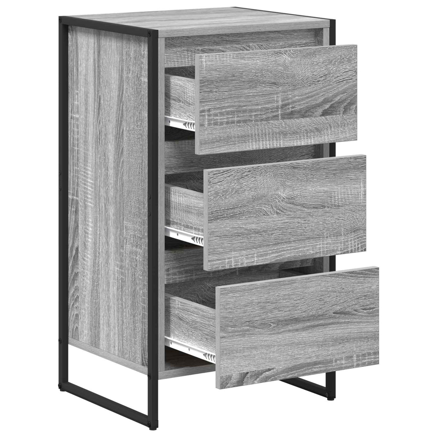 vidaXL Sideboard Grey Sonoma 42 x 36 x 75.5 cm Engineered Wood