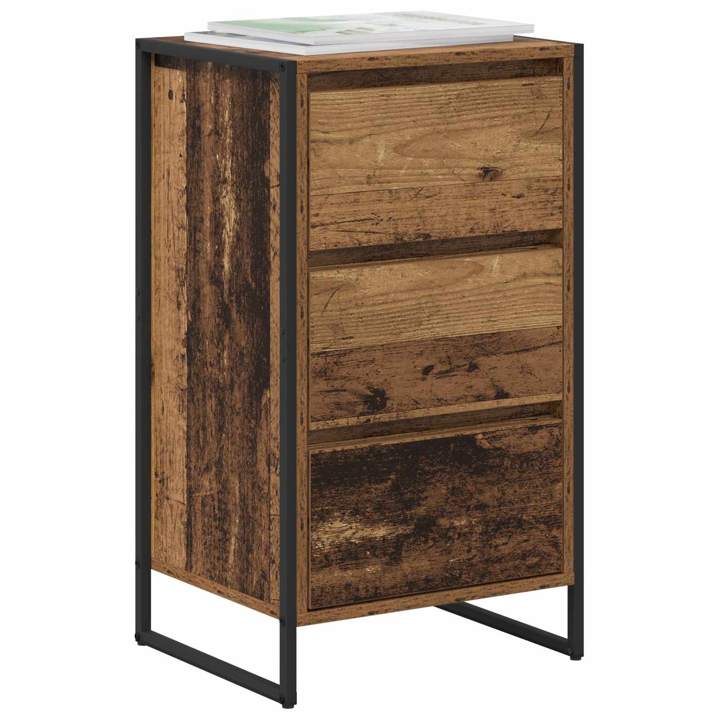 vidaXL Sideboard Old Wood 42 x 36 x 75.5 cm Engineered Wood