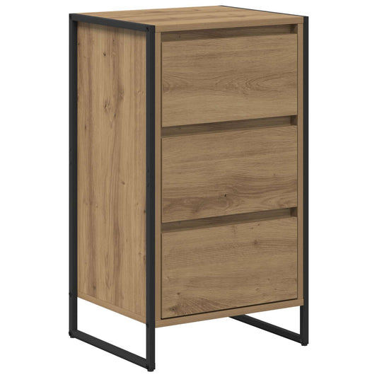 vidaXL Sideboard Artisian Oak 42 x 36 x 75.5 cm Engineered Wood