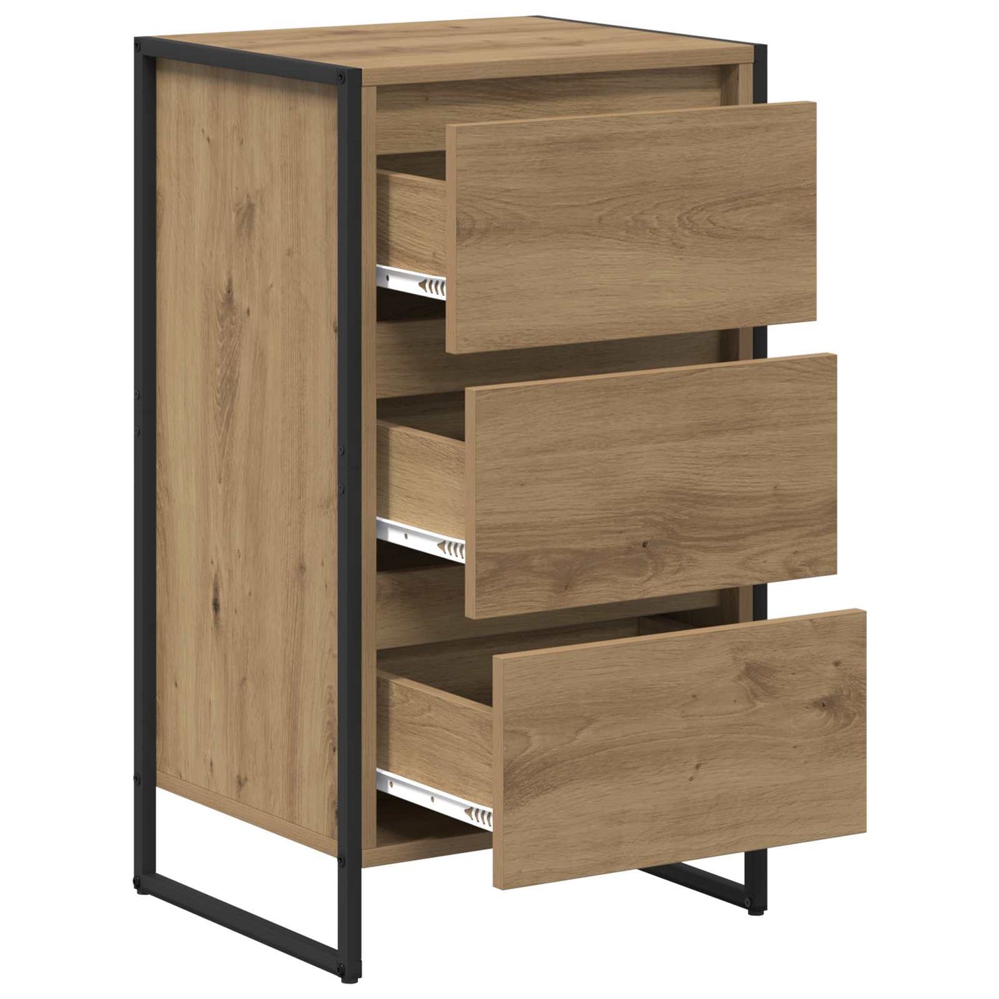 vidaXL Sideboard Artisian Oak 42 x 36 x 75.5 cm Engineered Wood