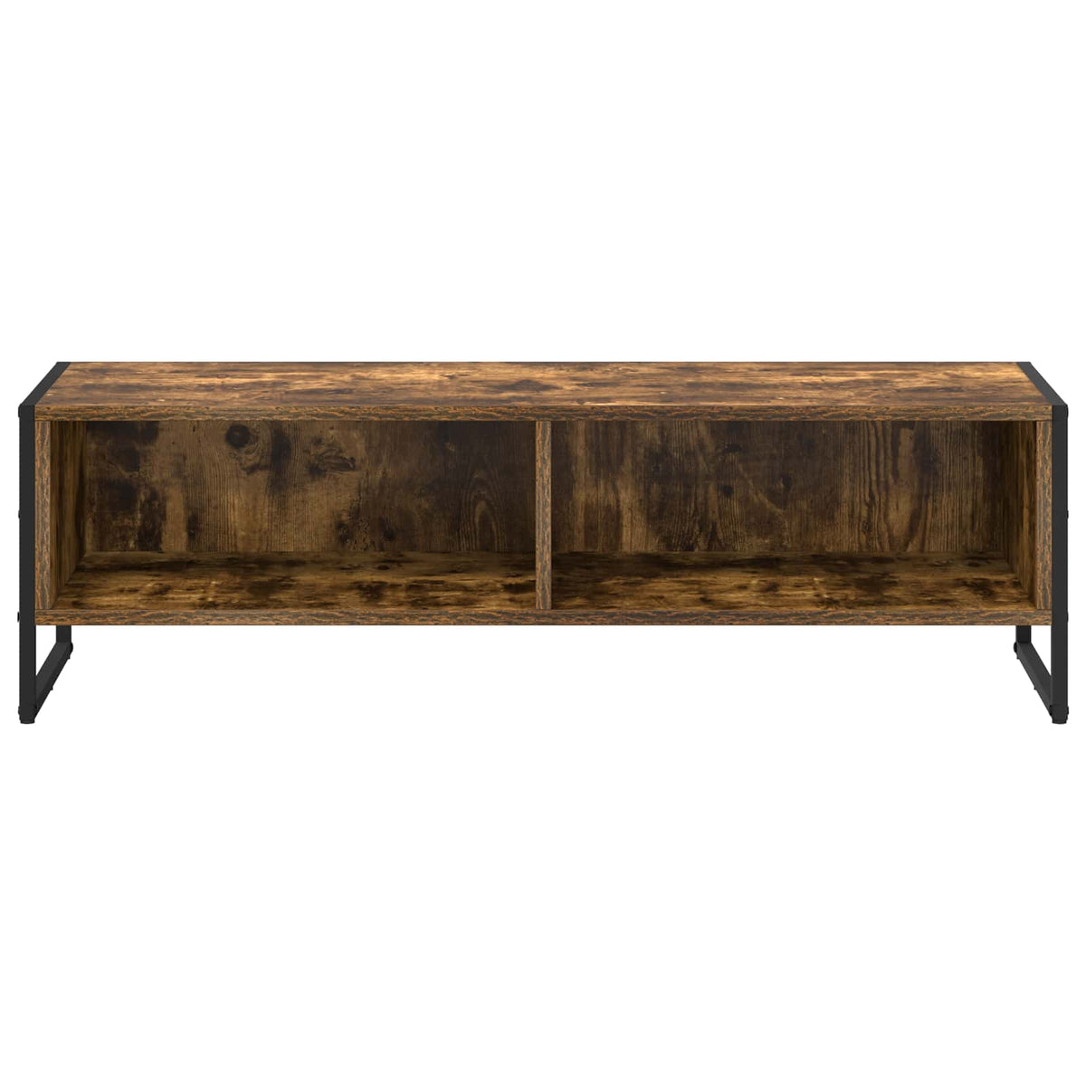 vidaXL TV Cabinet 100 x 36 x 30.5 cm Smoked Oak Engineered Wood