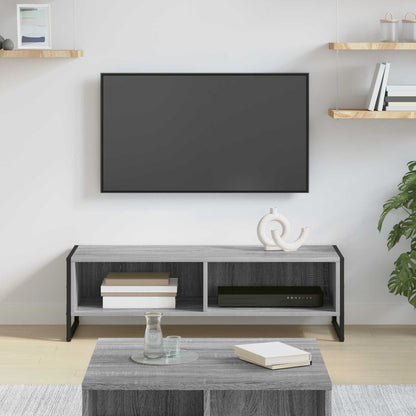vidaXL TV Cabinet Grey Sonoma 100 x 36.5 x 30.5 cm Engineered Wood