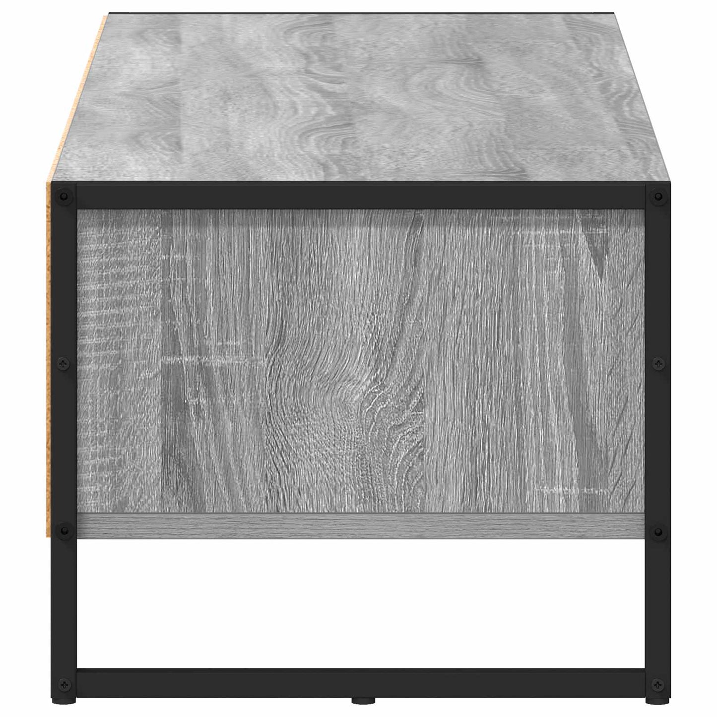 vidaXL TV Cabinet Grey Sonoma 100 x 36.5 x 30.5 cm Engineered Wood