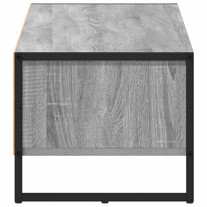 vidaXL TV Cabinet Grey Sonoma 100 x 36.5 x 30.5 cm Engineered Wood