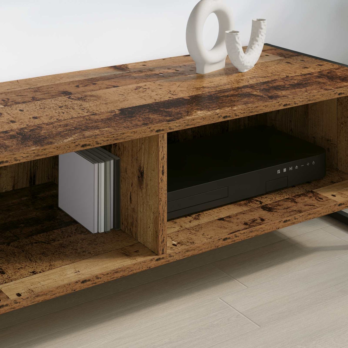 vidaXL TV Cabinet Old Wood 100 x 36.5 x 30.5 cm Engineered Wood
