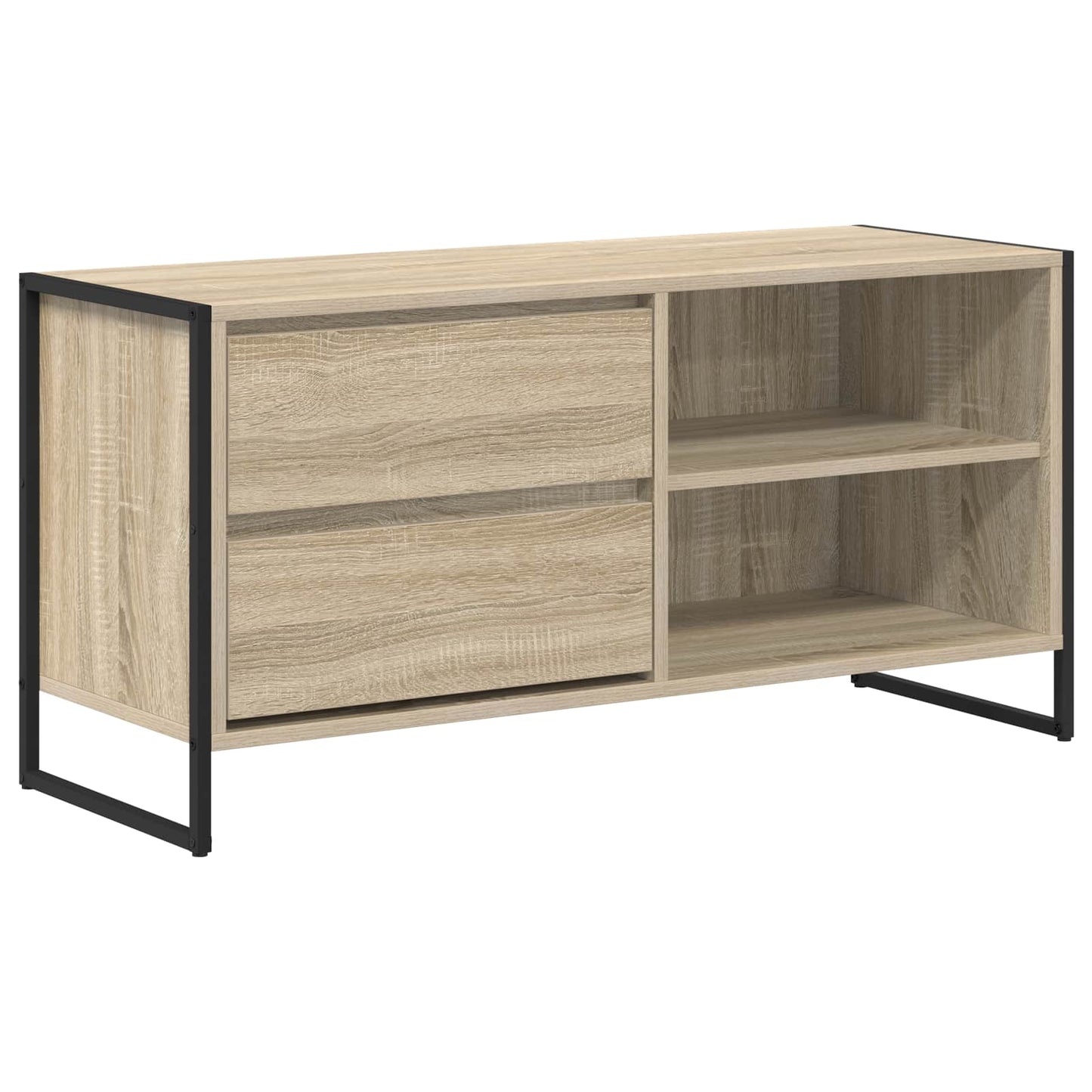 vidaXL TV Cabinet Sonoma 100 x 36 x 49.5 cm Engineered Wood