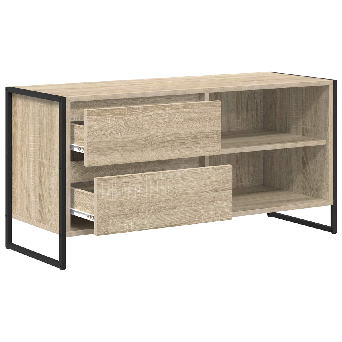 vidaXL TV Cabinet 100 x 36 x 49.5 cm Sonoma Oak Engineered Wood