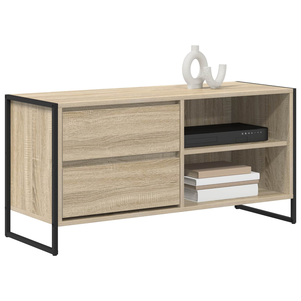 vidaXL TV Cabinet 100 x 36 x 49.5 cm Sonoma Oak Engineered Wood