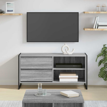 vidaXL TV Cabinet 100 x 36 x 49.5 cm Grey Sonoma Engineered Wood