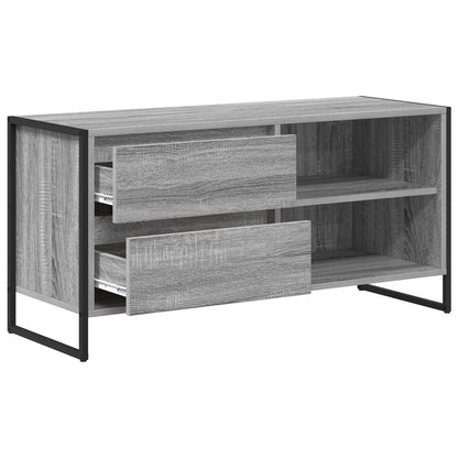 vidaXL TV Cabinet 100 x 36 x 49.5 cm Grey Sonoma Engineered Wood