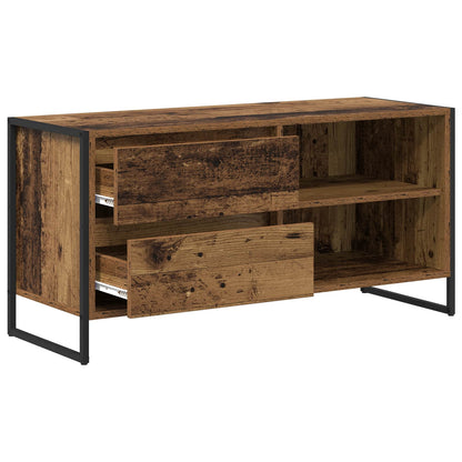 vidaXL TV Cabinet Old Wood 100 x 36 x 49.5 cm Engineered Wood