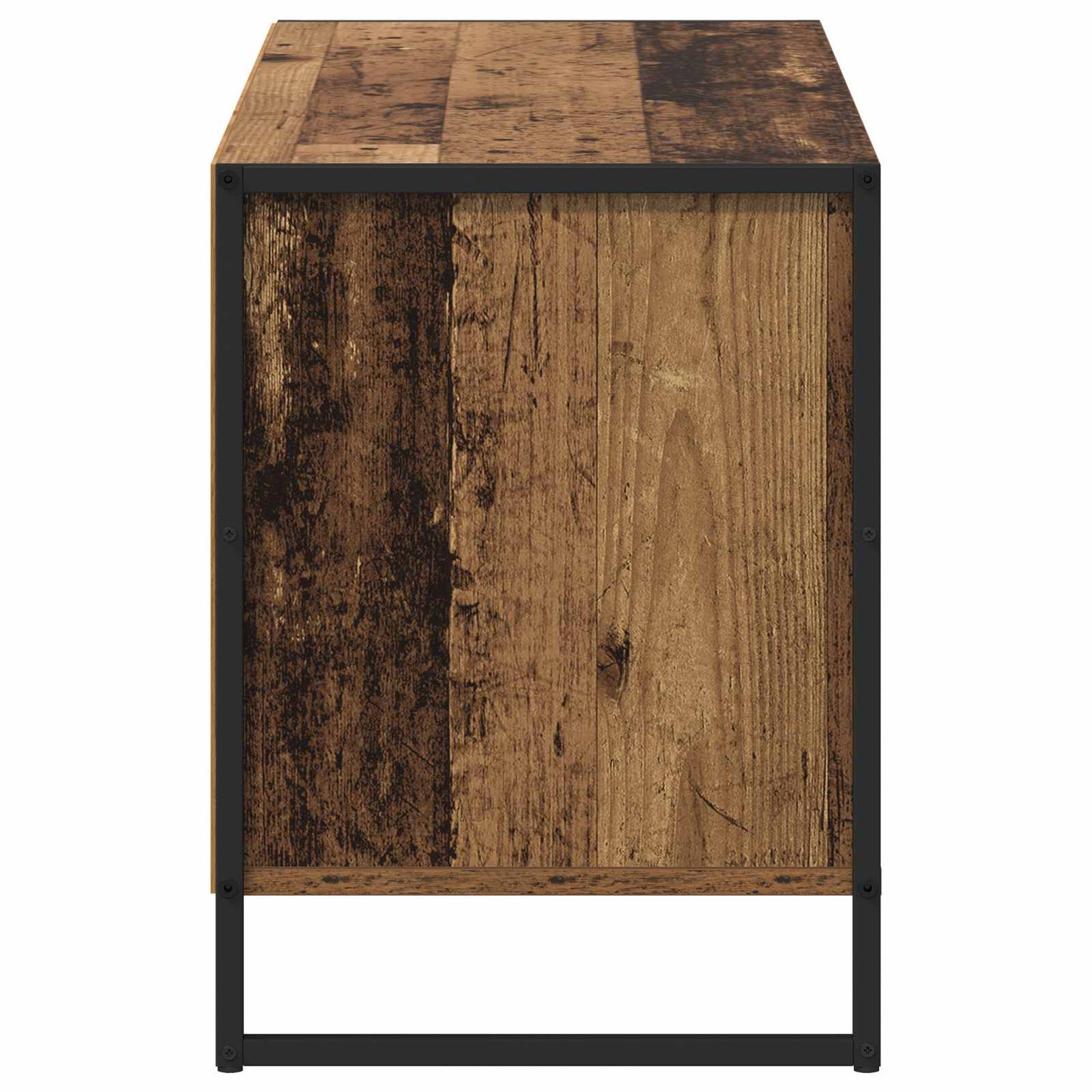vidaXL TV Cabinet Old Wood 100 x 36 x 49.5 cm Engineered Wood