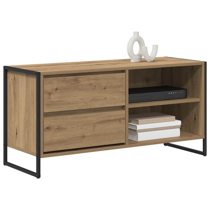 vidaXL TV Cabinet Artisian Oak 100 x 36 x 49.5 cm Engineered Wood