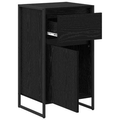 vidaXL Sideboard Black Oak 43 x 36 x 75.5 cm Engineered Wood