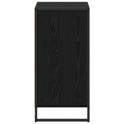 vidaXL Sideboard Black Oak 43 x 36 x 75.5 cm Engineered Wood