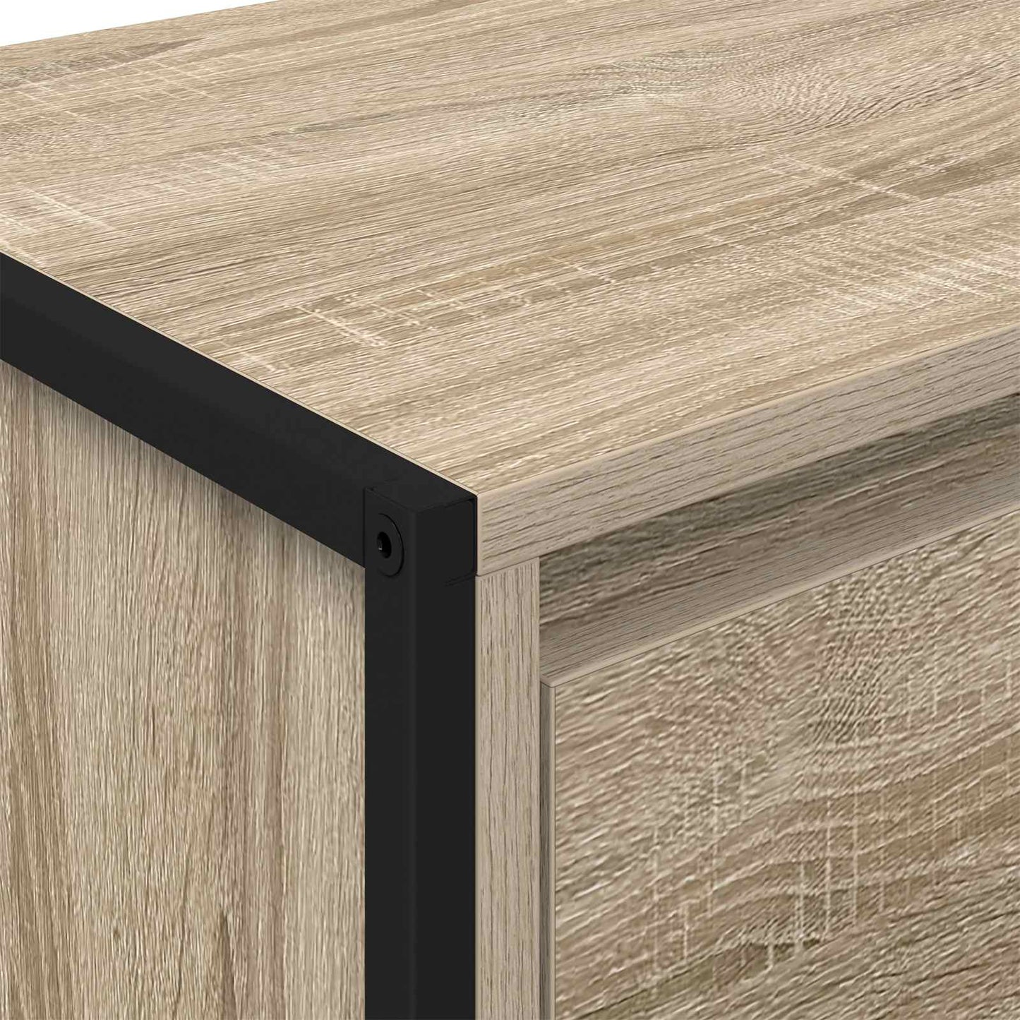 vidaXL Sideboard with Drawer Sonoma 43 x 36 x 75.5 cm Engineered Wood